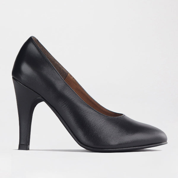 Froggie Shoes Shoes 4 / Black / 12825 Stiletto Court Shoe in Black - 12825