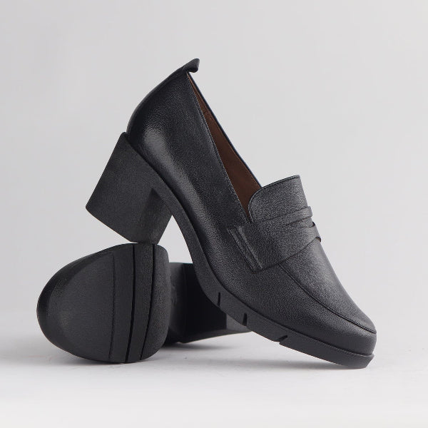 Froggie Shoes Shoes Chunky Loafers in Black - 12622
