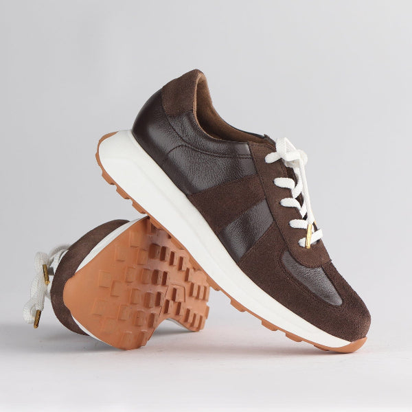 Froggie Shoes Shoes Lace-up Sneaker in Nude Ebany -12688