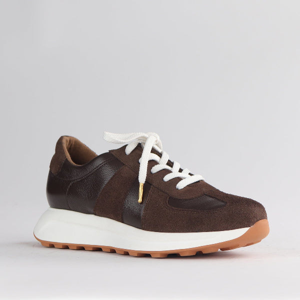 Froggie Shoes Shoes Lace-up Sneaker in Nude Ebany -12688