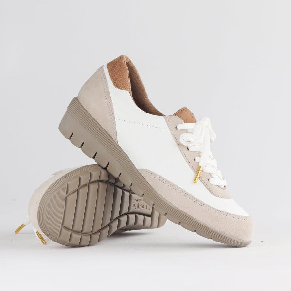 Froggie Shoes Shoes Lace-up Sneaker in Stone Multi - 12844