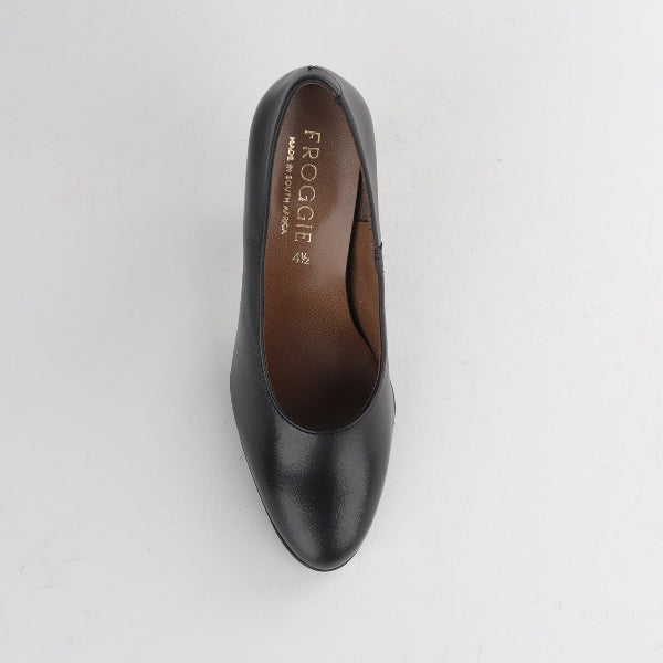 Froggie Shoes Shoes Stiletto Court Shoe in Black - 12825