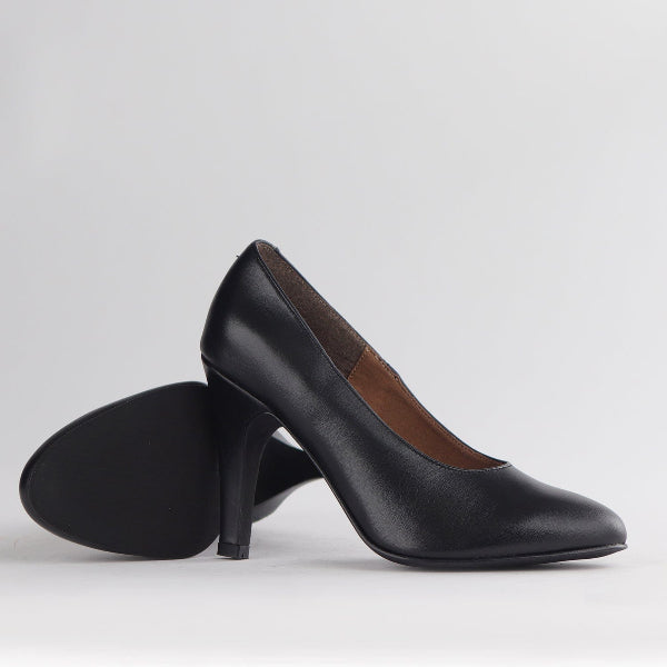 Froggie Shoes Shoes Stiletto Court Shoe in Black - 12825