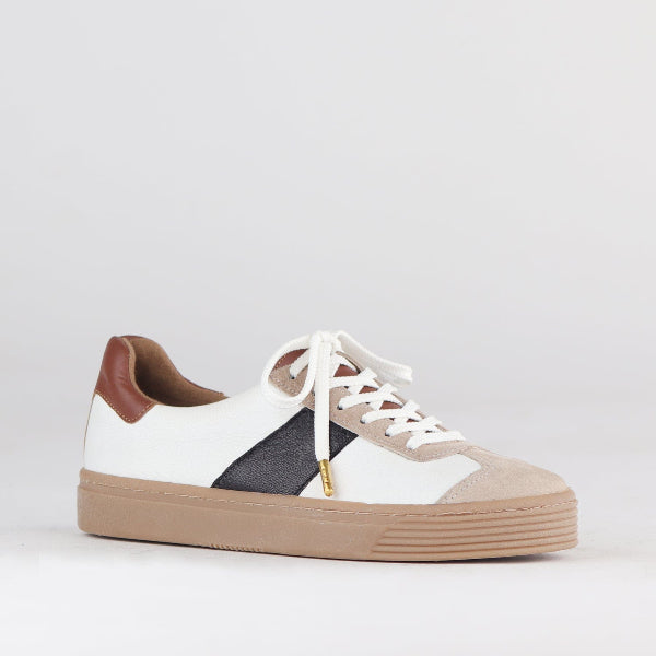 Froggie Shoes Shoes Retro Lace-up Sneaker in Ice Multi -12795