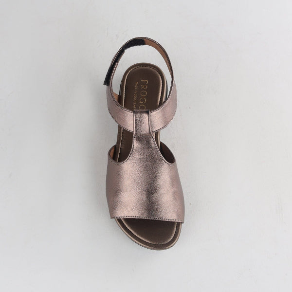 Factory Shop Shoes Slingback Sandal in Lead - 12554