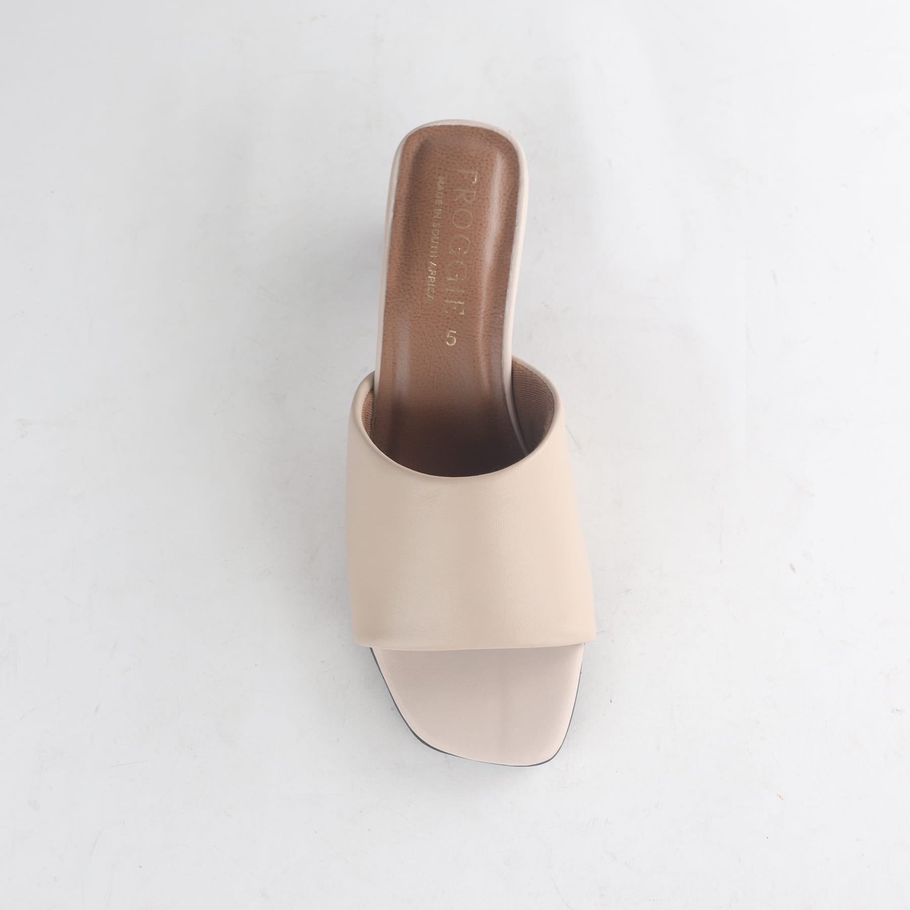 Factory Shop Sandals Cube Heel Mule