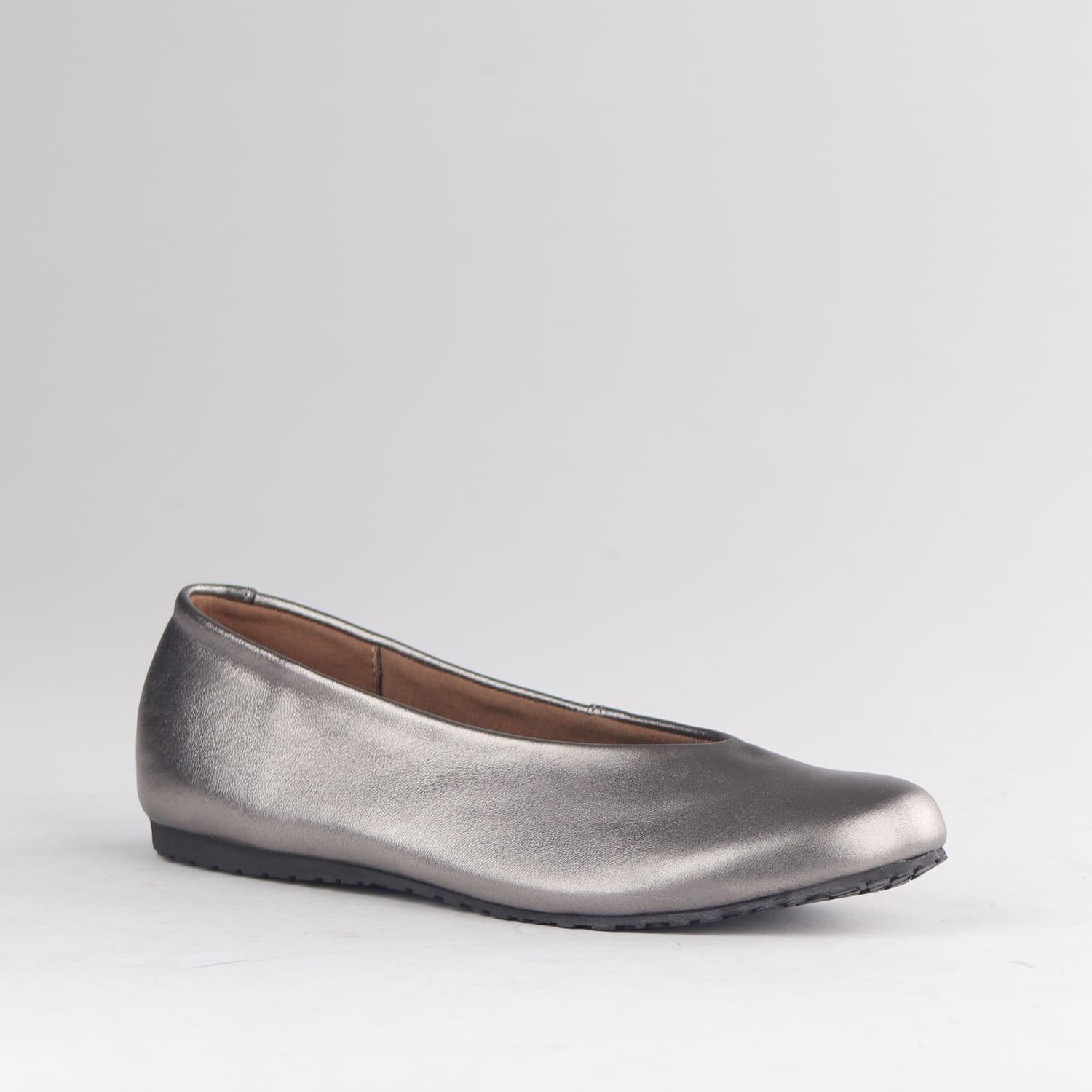 Factory Shop Shoes Froggie Women’s Pump- Pewter Leather- 13039
