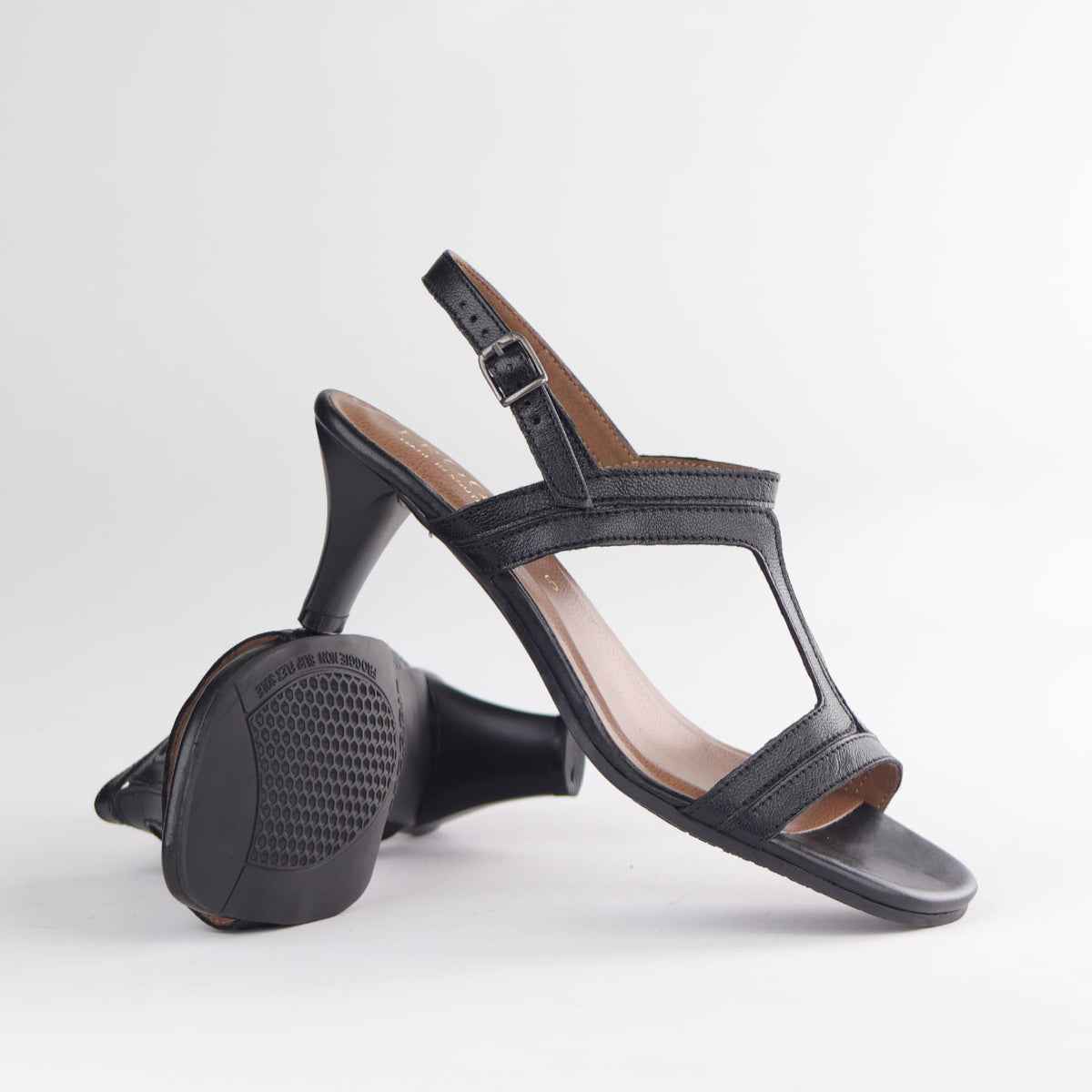 Factory Shop Shoes Medium Heel- H Bar Sandal