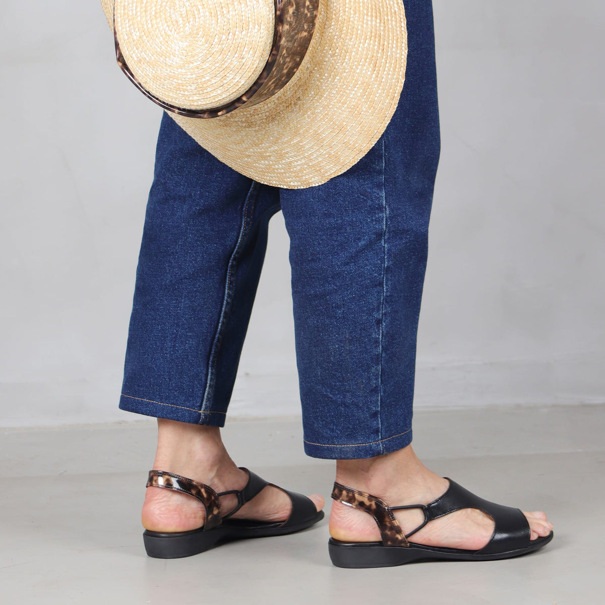 Slingback T-Bar Flat Sandal