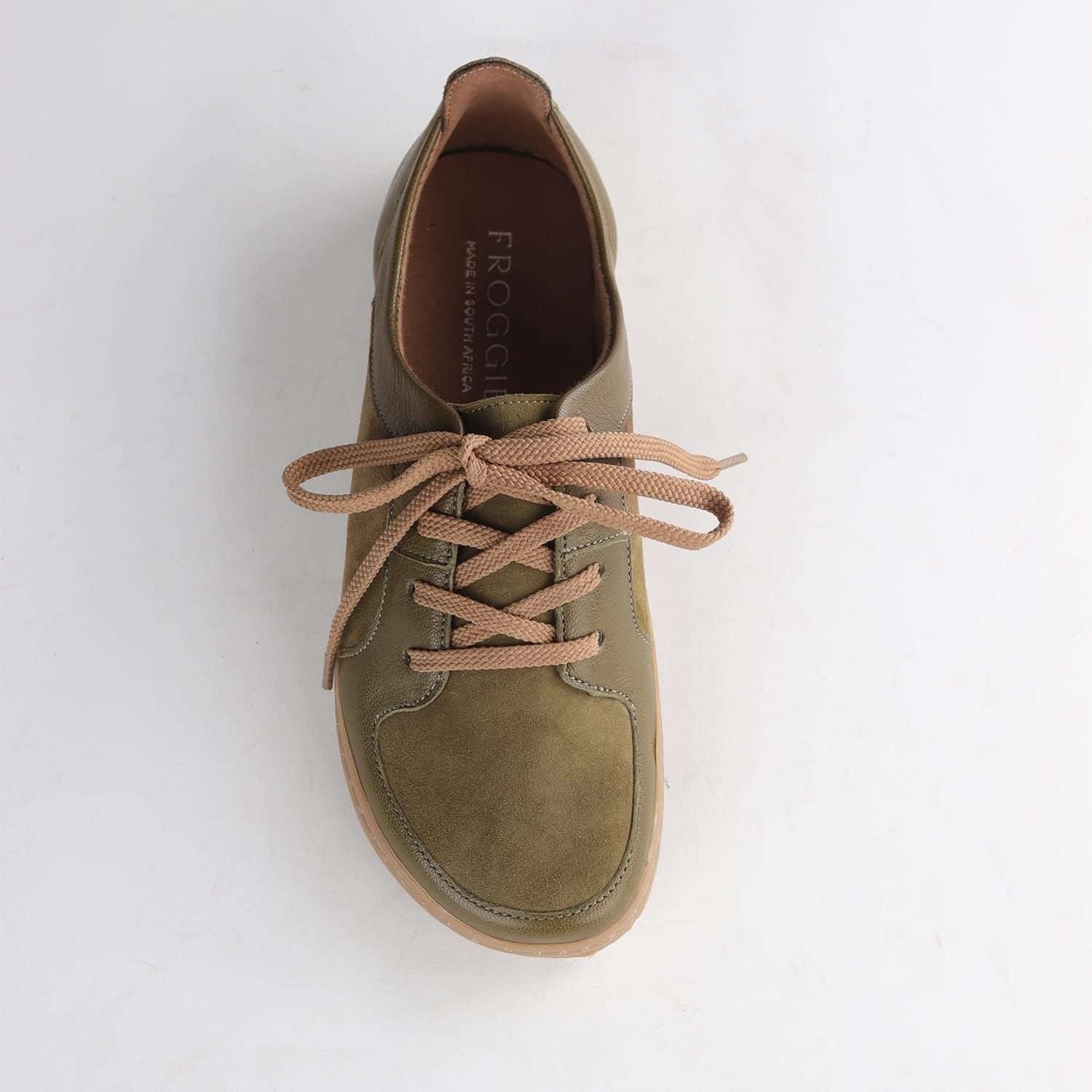 Froggie Shoes Barefoot Lace-up Barefoot Shoe-Removable Footbed
