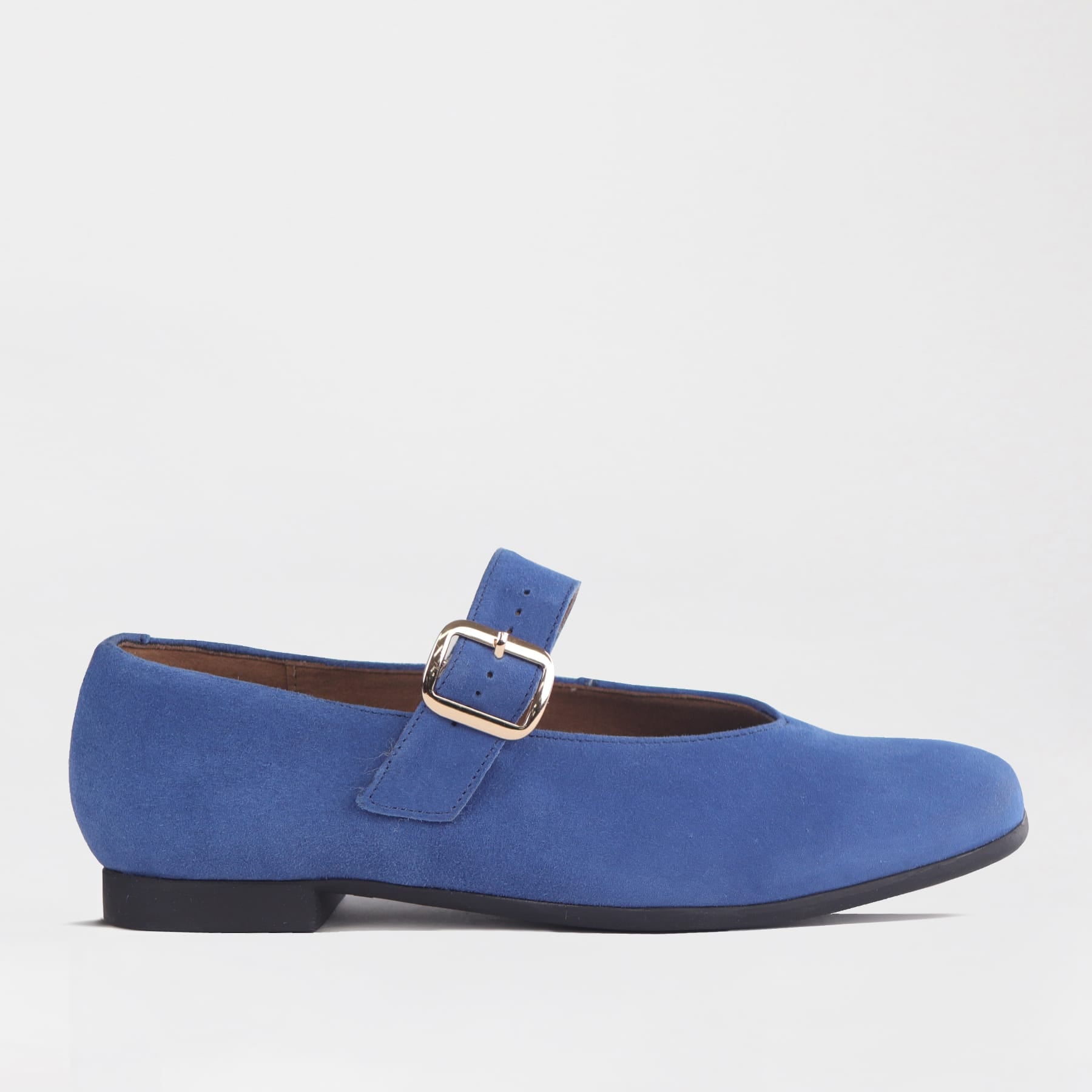 Froggie Shoes Closed Shoes 3 / French Blue / 13031 Mary Jane Flat Pump - Buckle Strap
