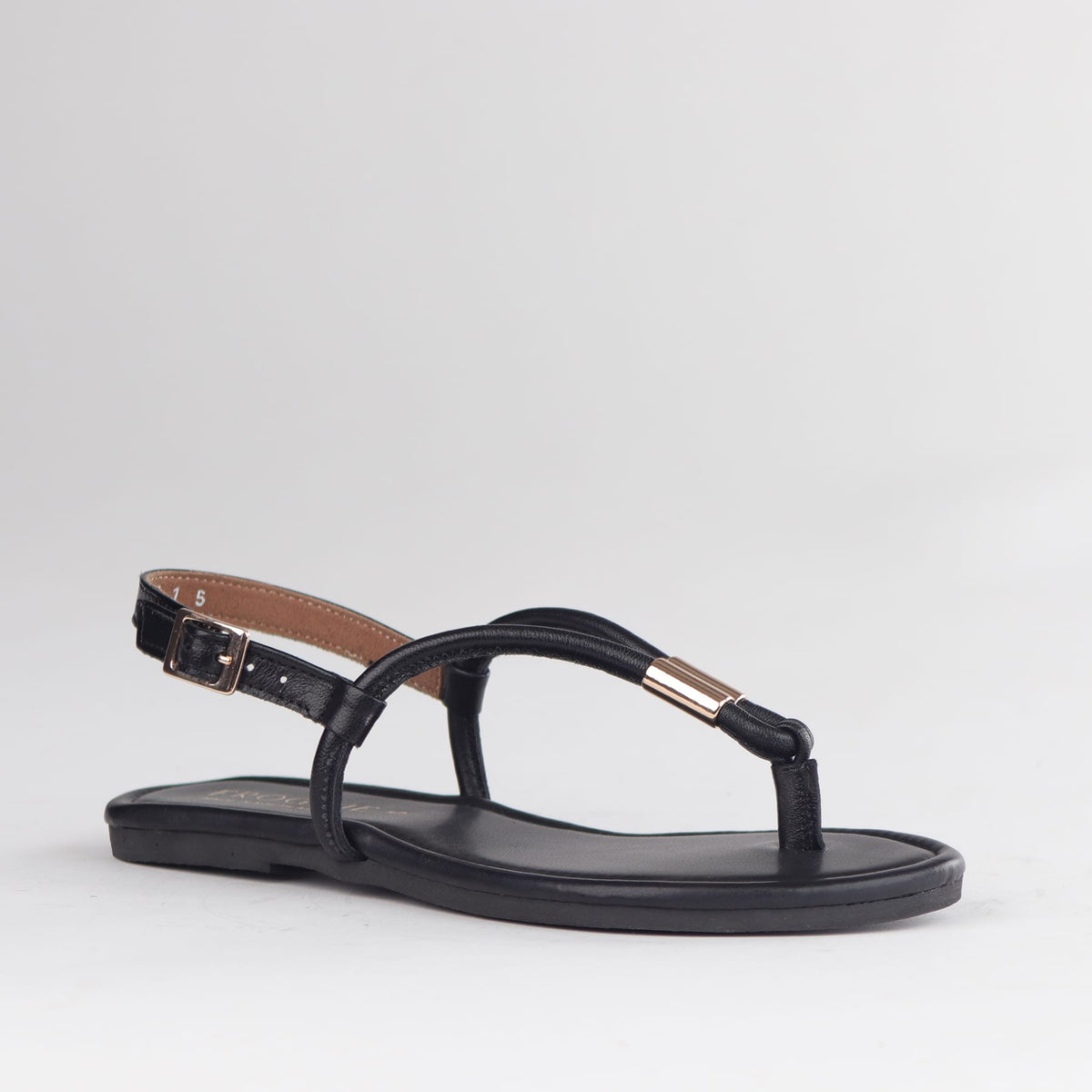 Froggie Shoes Sandals Flat Thong Sandal with Adjustable Trim
