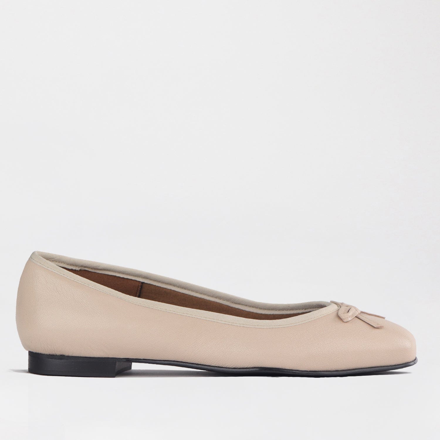 Froggie Shoes Shoes 3 / ivory Multi / 12796 Soft Square Toe Ballerina Flat Pump with Bow in Ivory Multi- 12796