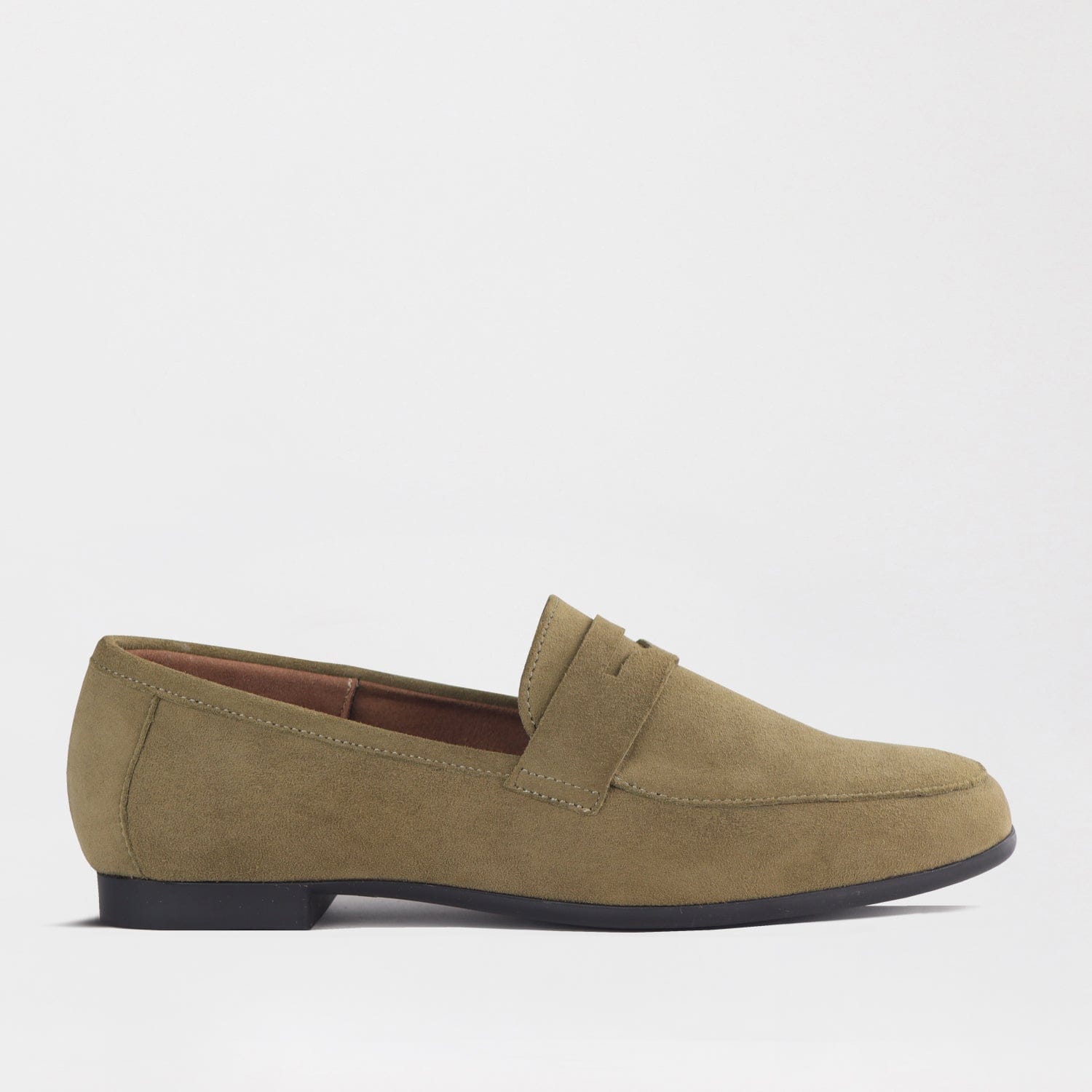 Froggie Shoes Shoes 3 / Olive / 13029 Closed Loafer Suede in Olive - 13029