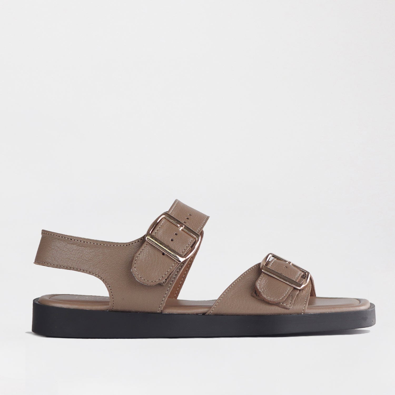 Froggie Shoes Shoes 3 / Stone / 12881 Double Buckle Sling Sandal in Stone - 12881