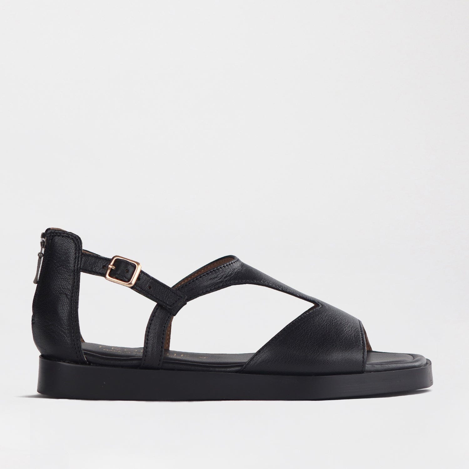 Froggie Shoes Shoes 4 / Black / 12888 Close Back T-Bar Flat Sandal in Black - 12888