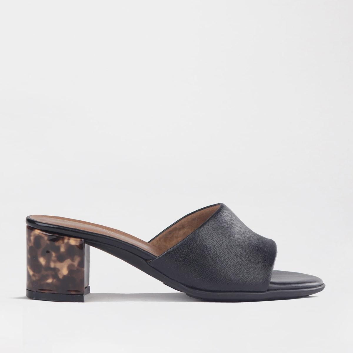 Froggie Shoes Shoes 4 / Black Multi / 12968 Block Heel Mule Sandal