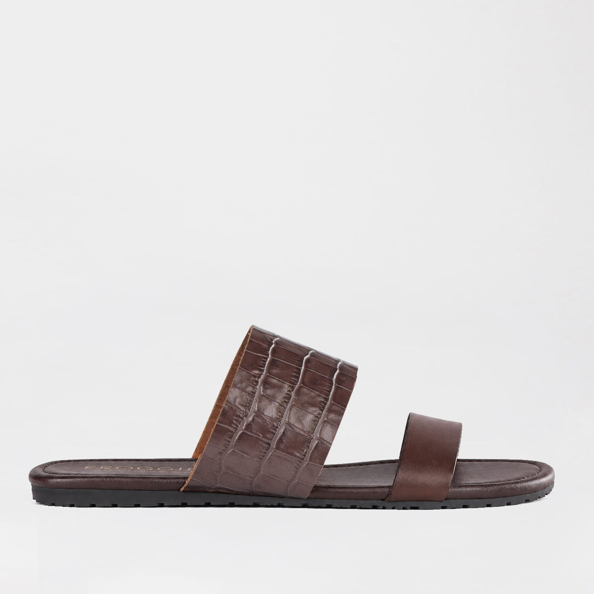 Froggie Shoes Shoes 4 / Brown Multi / 13082 Two Strap Mule Sandal