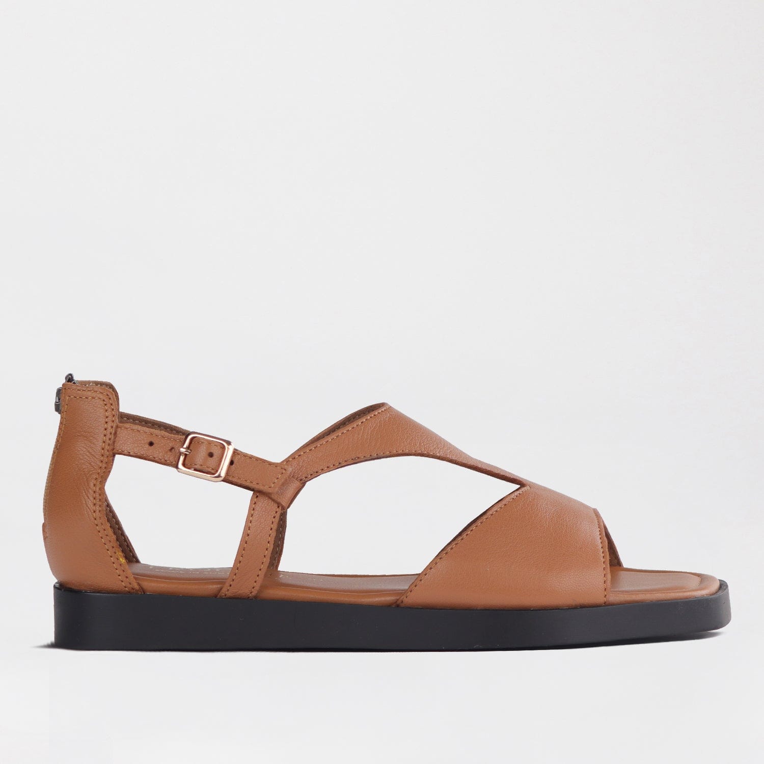 Froggie Shoes Shoes 4 / Tan / 12888 Close Back T-Bar Flat Sandal in Tan - 12888