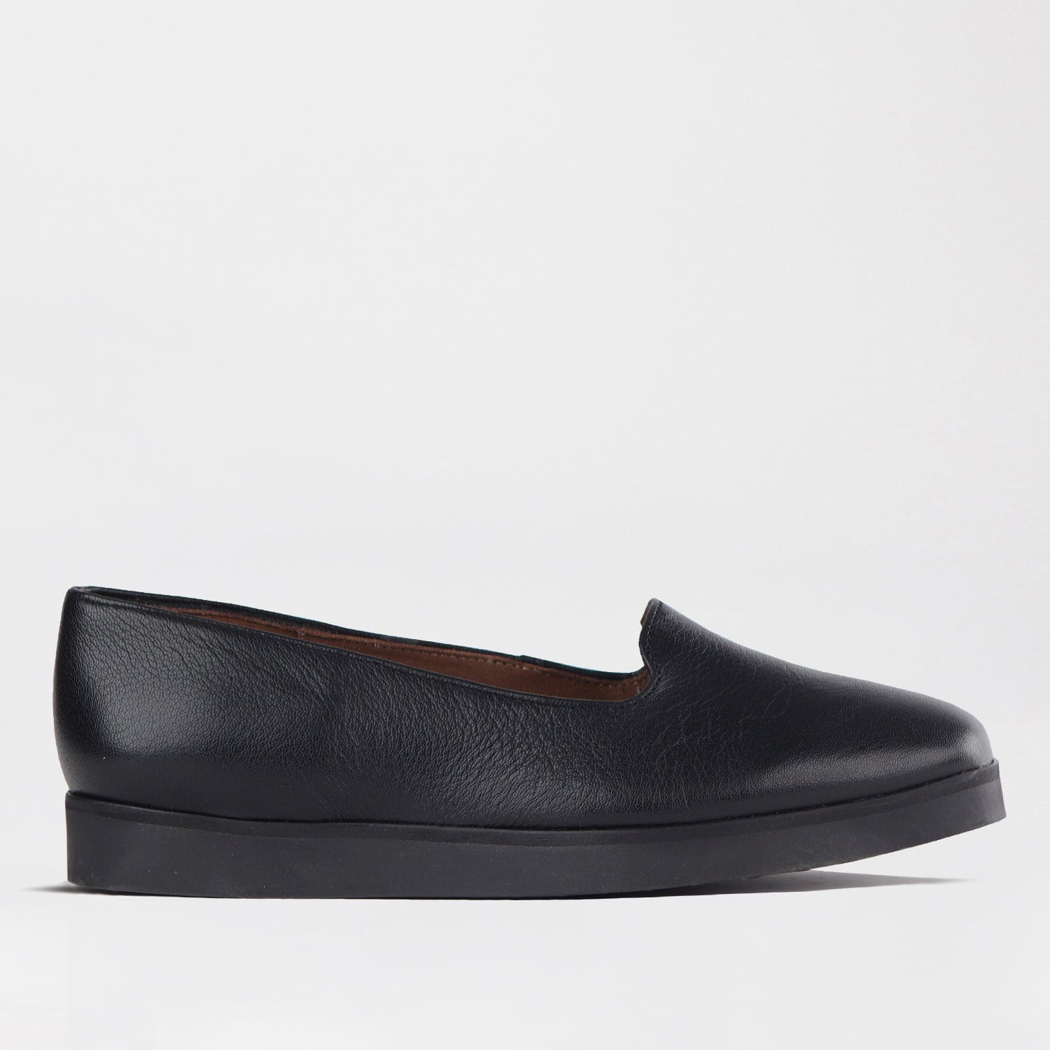 Froggie Shoes Shoes C36 / Black / 12763 Square Toe Slipper Cut Shoe in Black - 12763