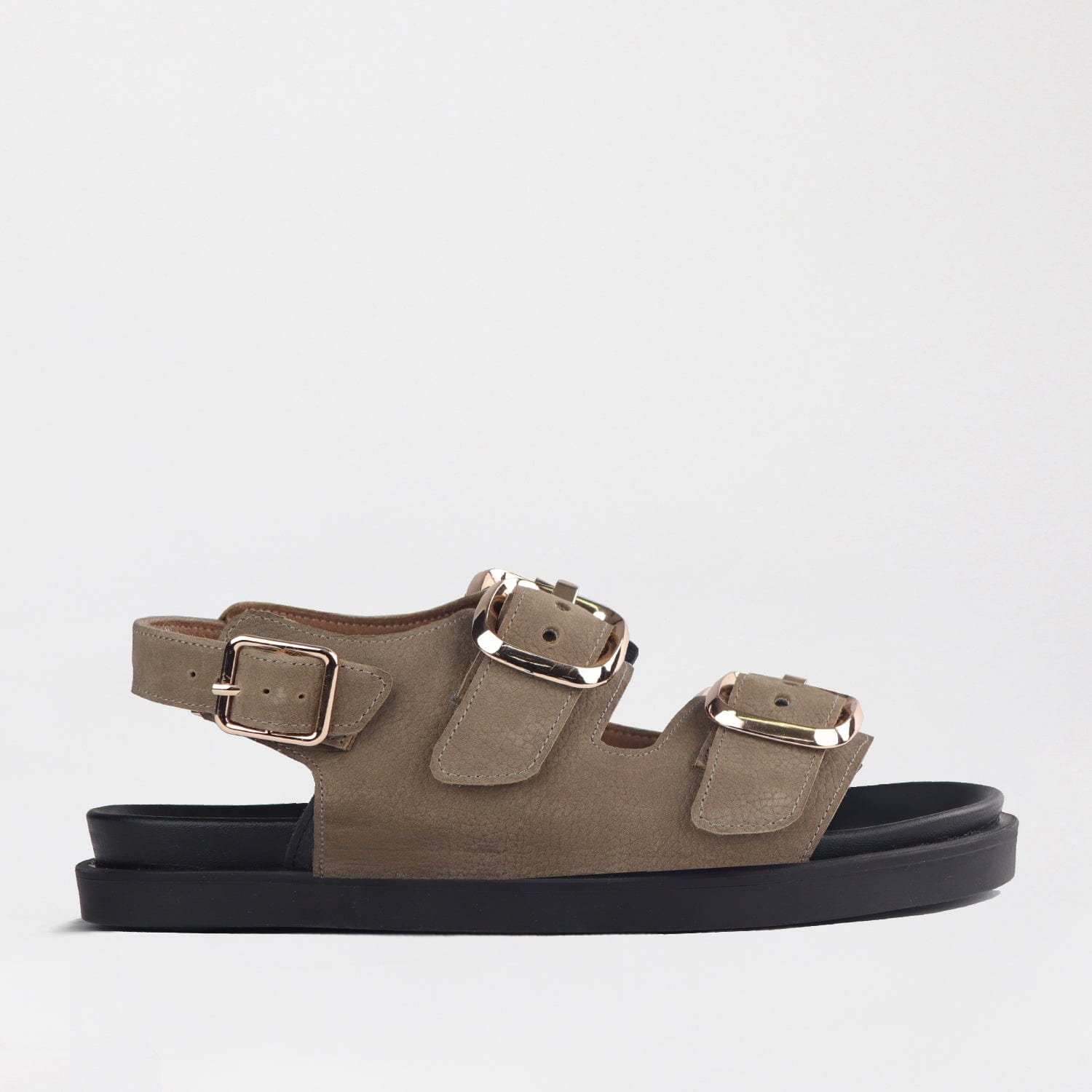 UGIページ Women's Double Buckle Sling Slides – Arch Support – Froggie Shoes