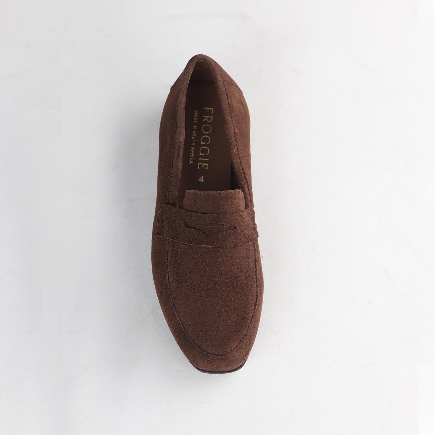 Froggie Shoes Shoes Closed Loafer Suede in Brown - 13029