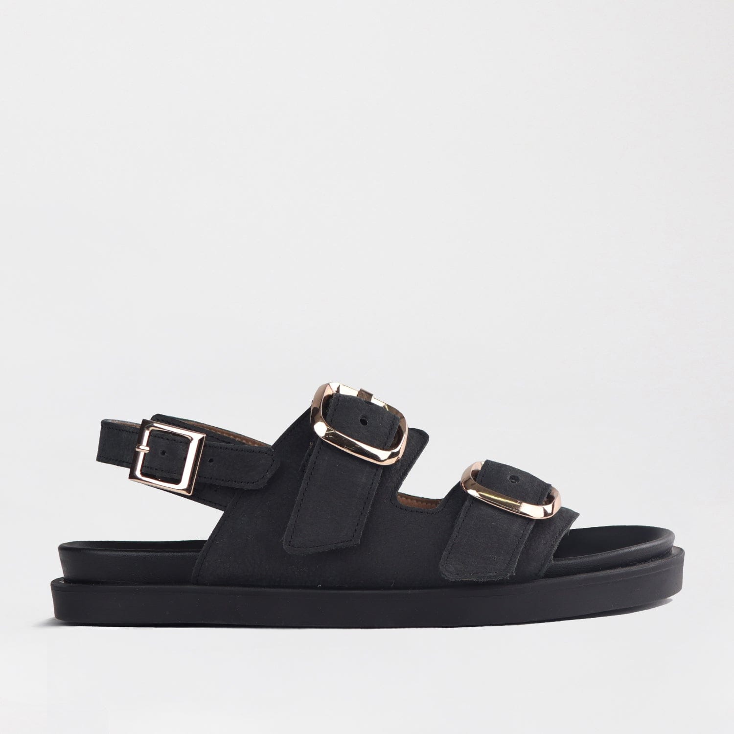 Women's Double Buckle Sling Slides – Arch Support – Froggie Shoes