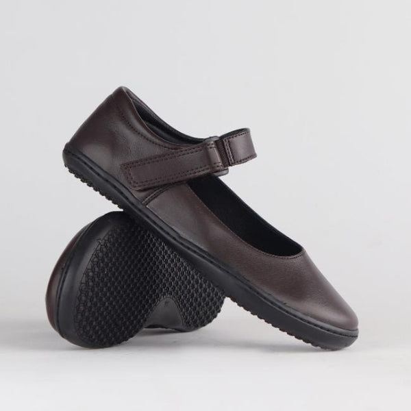 Froggie Shoes Shoes Girls High-Bar School Shoe in Brown Sizes 36-43 - 6610