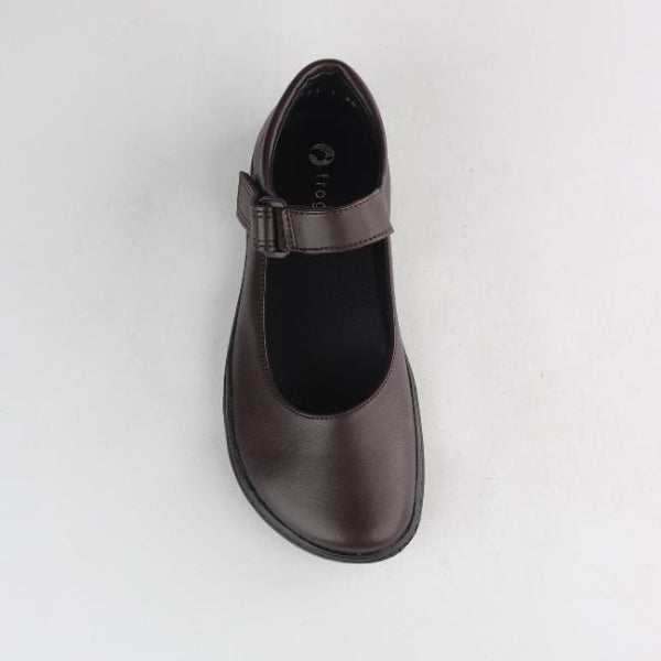 Froggie Shoes Shoes Girls High-Bar School Shoe in Brown Sizes 36-43 - 6610