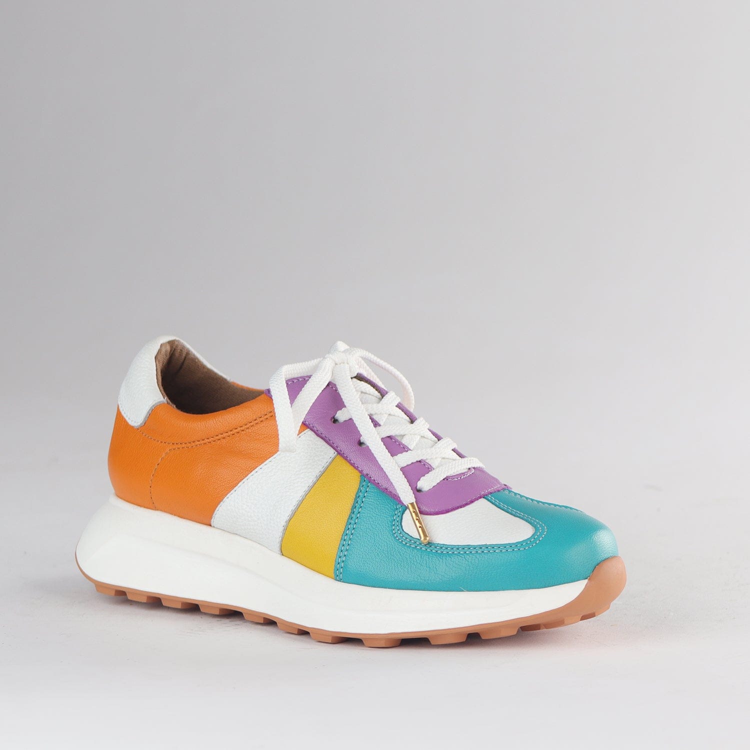 Froggie Shoes Shoes Lace-up Sneaker in Bright Multi -12688