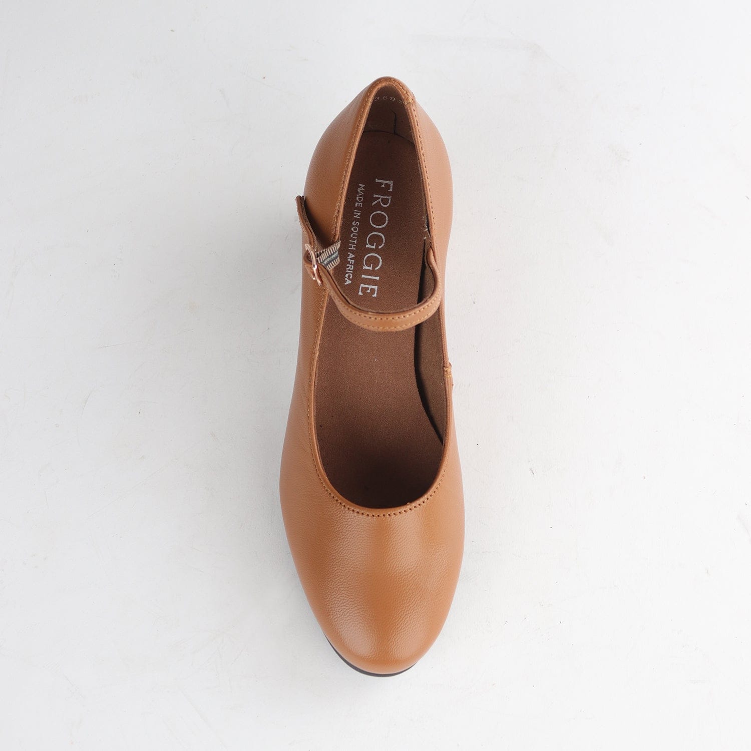 Froggie Shoes Shoes Mary Jane With Block Heel in Tan - 13020