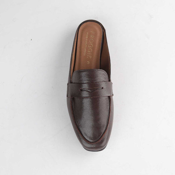 Froggie Shoes Shoes Open back Loafer in Brown - 12974