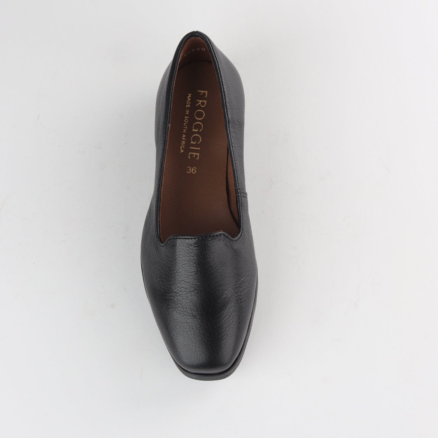 Froggie Shoes Shoes Square Toe Slipper Cut Shoe in Black - 12763