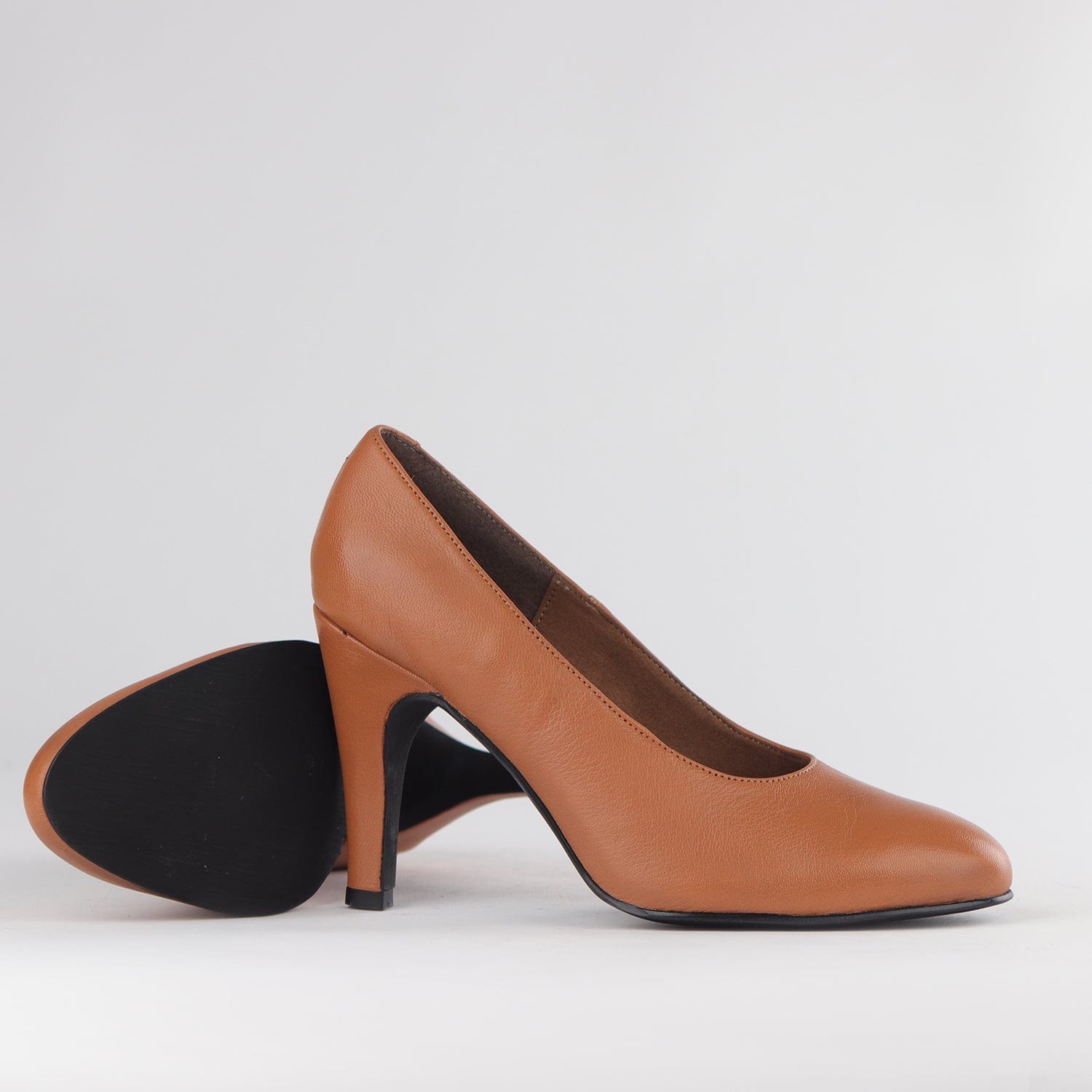 Froggie Shoes Shoes Stiletto Court Shoe in Nude golden - 12825
