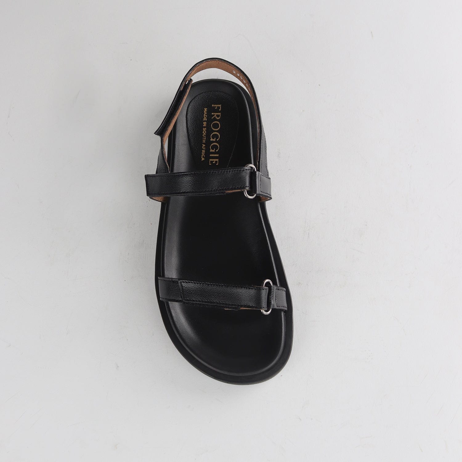 Froggie Shoes Shoes Velcro strop in Black - 12690