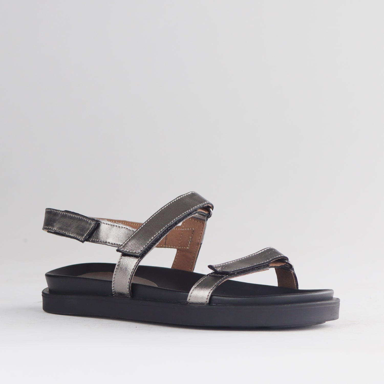 Froggie Shoes Shoes Velcro strop in Pewter - 12690