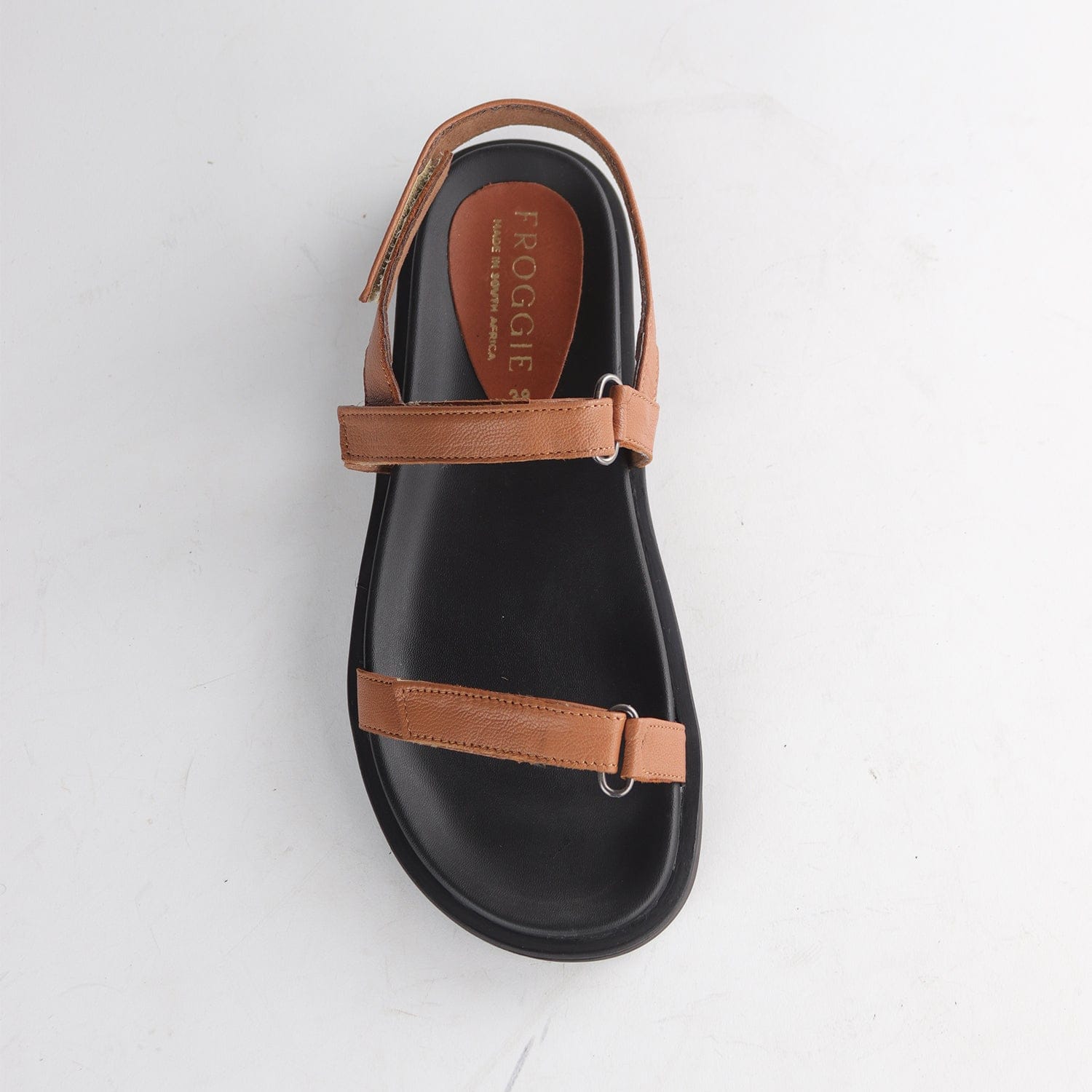 Froggie Shoes Shoes Velcro strop in Tan - 12690