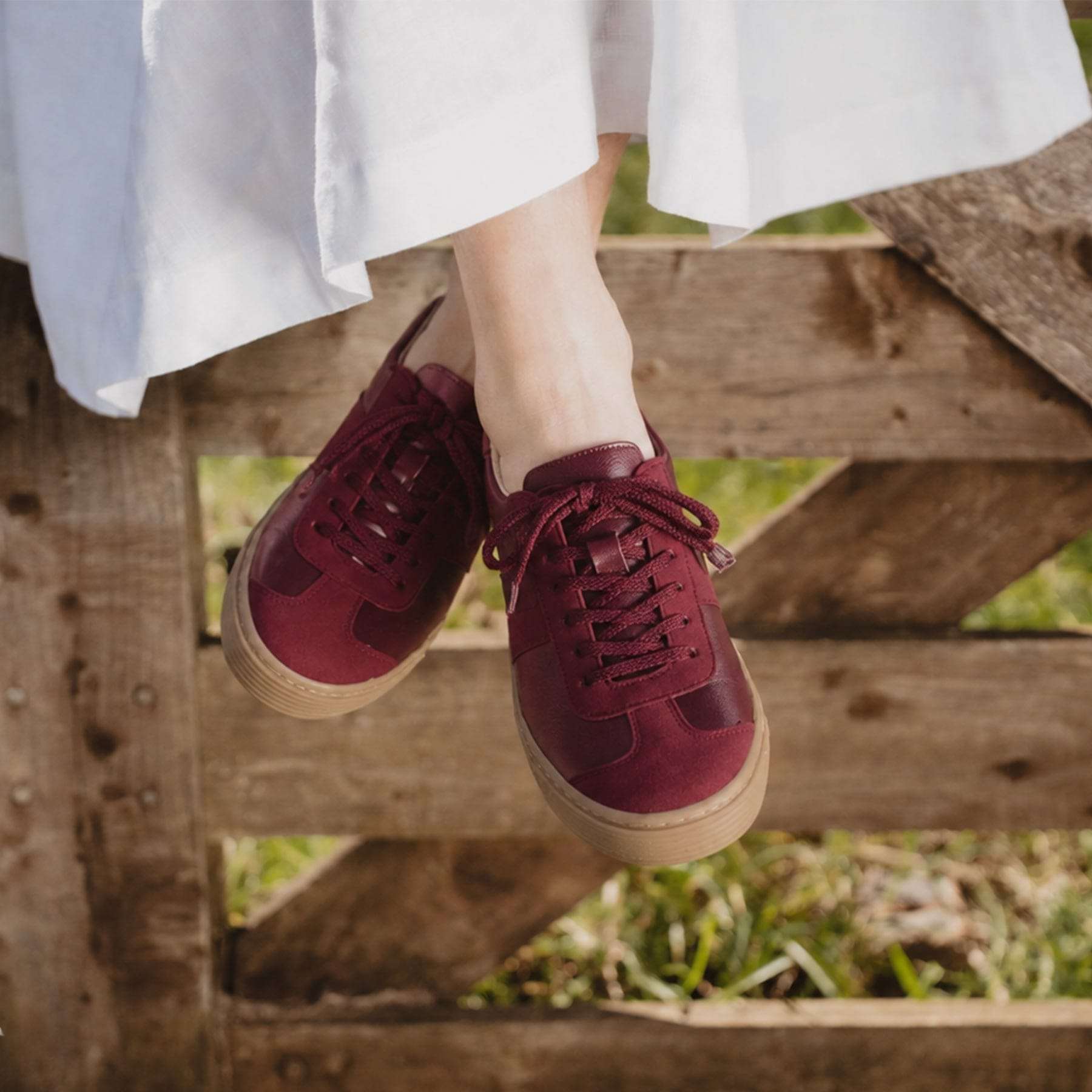 Froggie Shoes Sneakers Retro Lace-up Sneaker