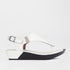 Froggie Shoes Shoes Rox Toe Thong Slingback Sandal in White  - 12880