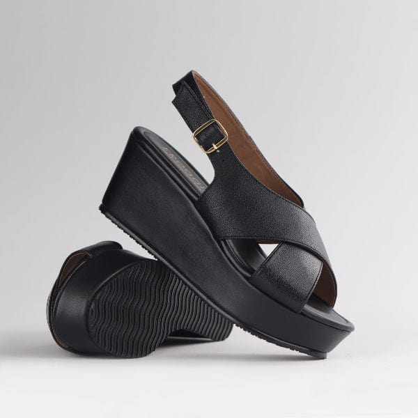 Froggie Shoes Shoes Platform Wedges Sandal with Ankle Strap Stone Multi - 11098