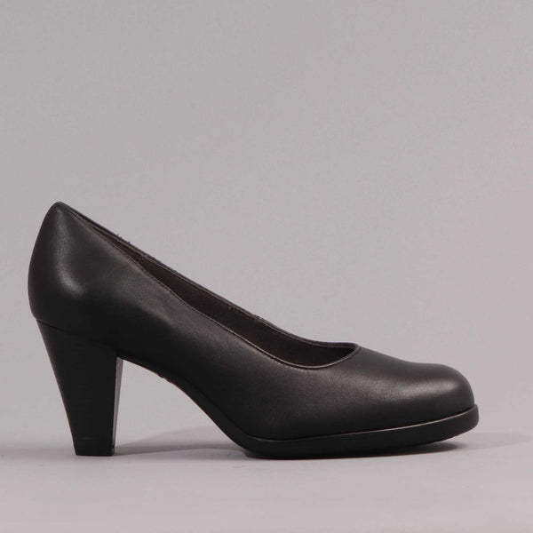 Court Shoe in Black - 12637 - Froggie Shoes
