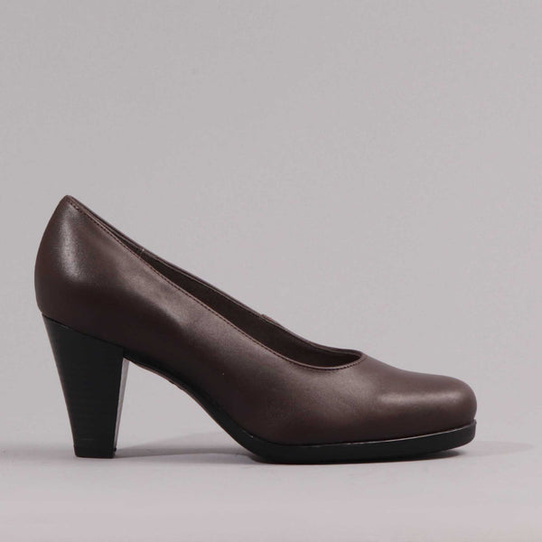 Court Shoe in Brown - 12637 - Froggie Shoes