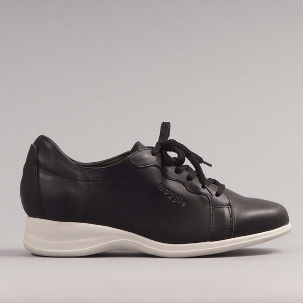 Lace-up Sneaker in Black - 12430 - Froggie Shoes