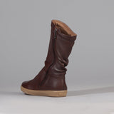 Mid-Calf Boot in Nut - Froggie | Leather Boots