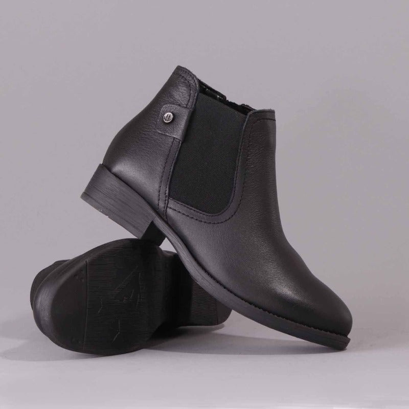 Chelsea Ankle Boot in Black – 12646 - Froggie Shoes