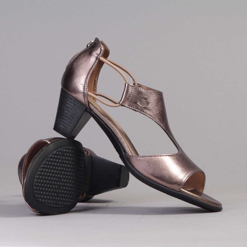 Wider Fit T-Bar Heel in Lead  - 11645