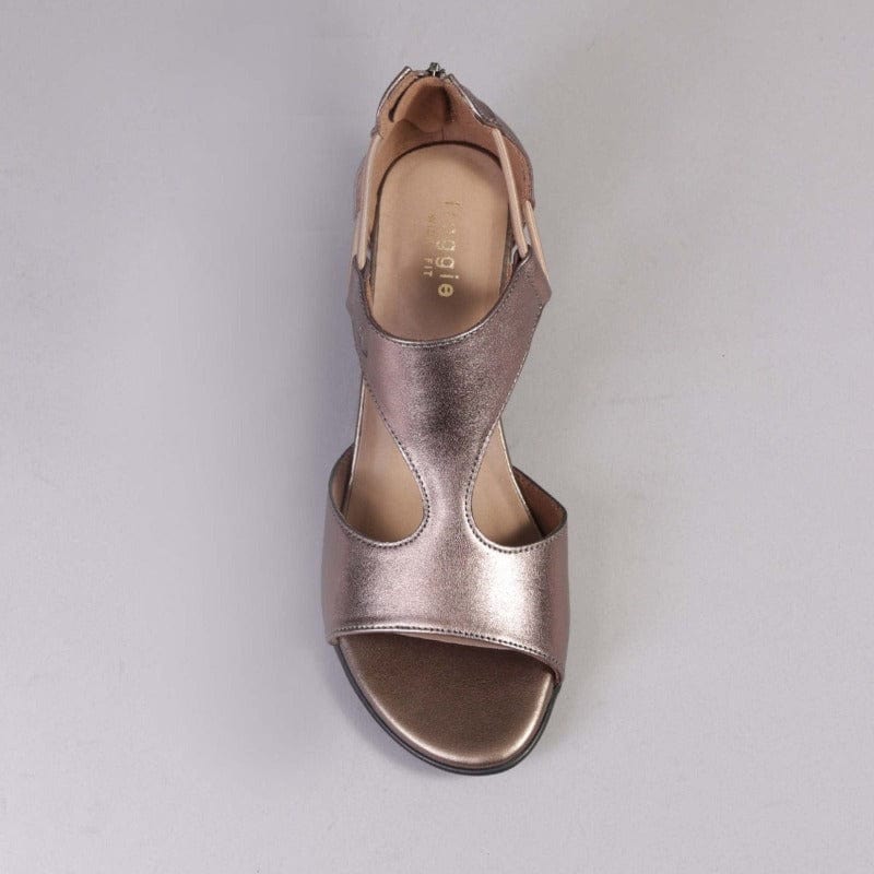 Wider Fit T-Bar Heel in Lead  - 11645