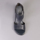 Wider Fit T-Bar Heel in Navy - 11645
