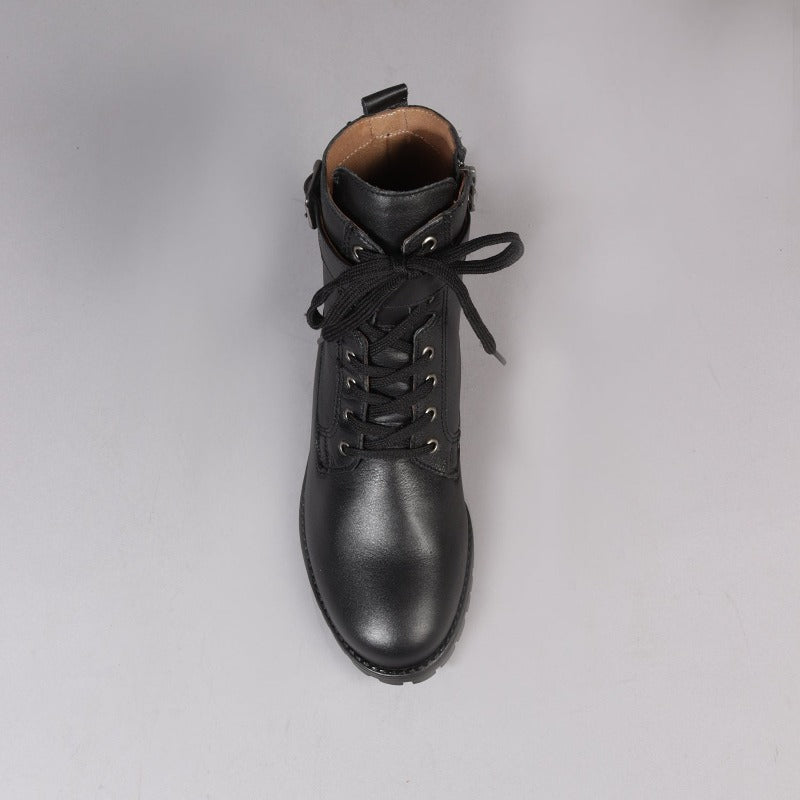 Lace-up Ankle Boot in Black - Froggie | Leather Shoes | South Africa ...