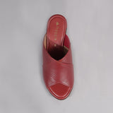 Slip-on Wedge in Red - 12287 Froggie Shoes